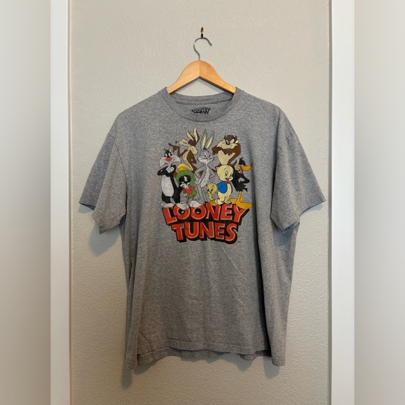 Warner Bros. Looney Tunes Heather Gray Tee - Picture 2 of 4